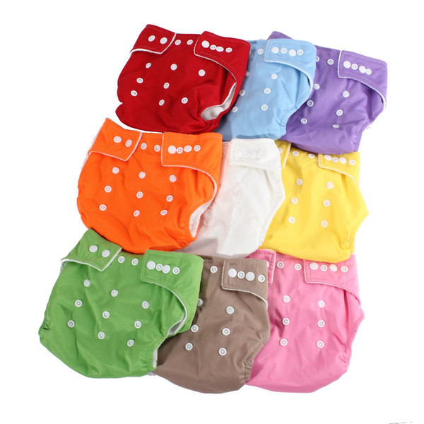 3pcs/lot Adjustable Reusable Baby Infant Washable Cloth Diapers Soft Covers Boys Girls Adjustable one size