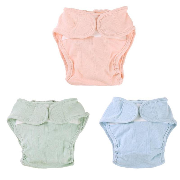 1pc Unisex Baby Reusable Diapers Nappies Diaper Pants Cotton Waterproof Washable Infants Children Pants Panties Cloth Pad