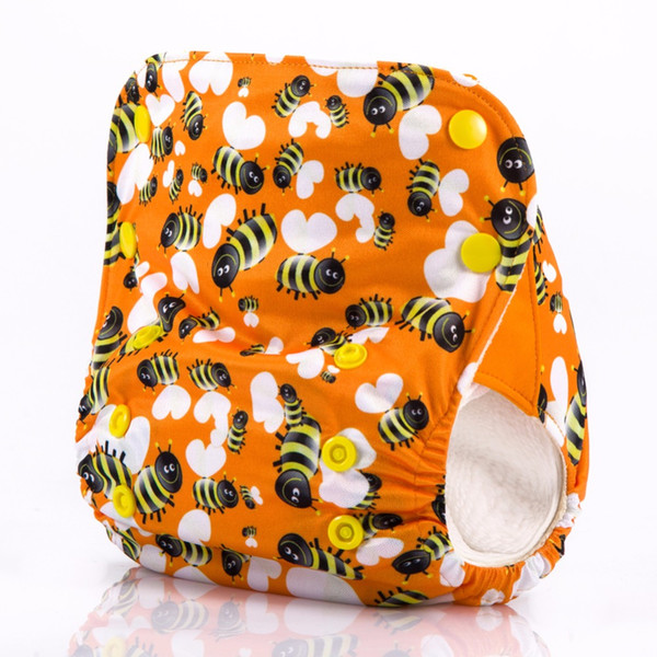 JinoBaby Bamboo Cloth Diapers Baby AIO Bamboo Diaper Pants - I am a Bee