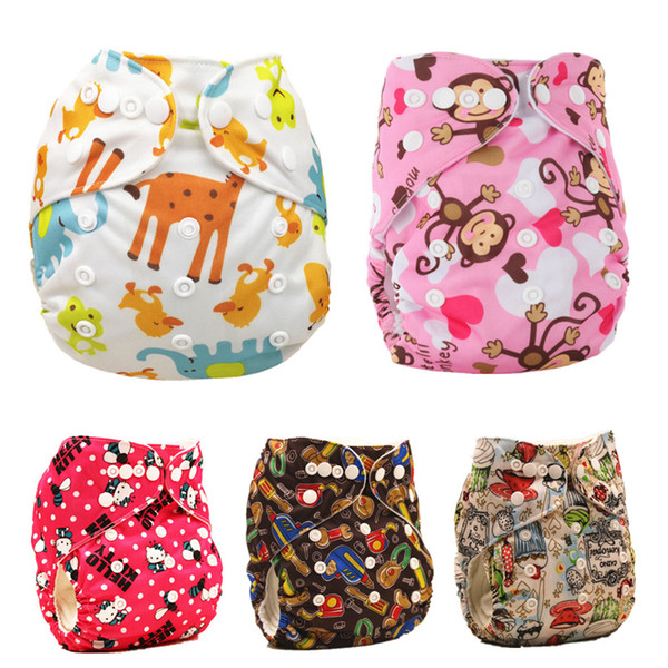 New Arrival Baby Cloth Diapers Adjustable Diaper Washable Waterproof Reusable Nappies Suit 0-2 years 3-15kg Children Bebe Nappy