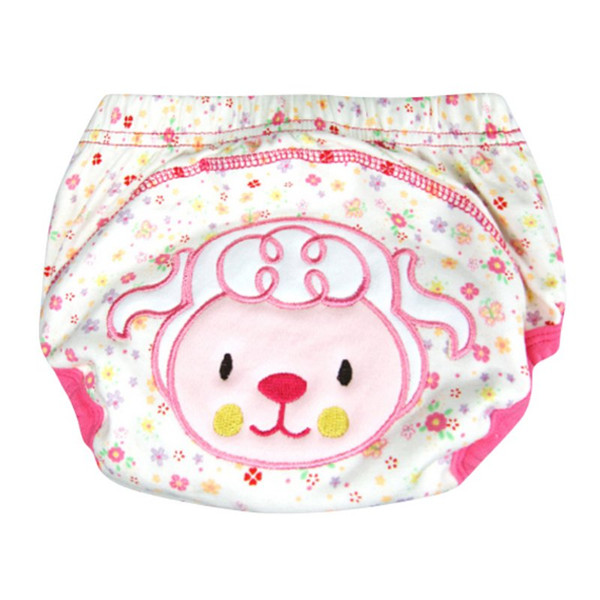 Cute Cartoon Baby Waterproof Leak-proof Cloth Diapers For Newborns Learning Pants Cartoon 100% Cotton Reusable Nappies