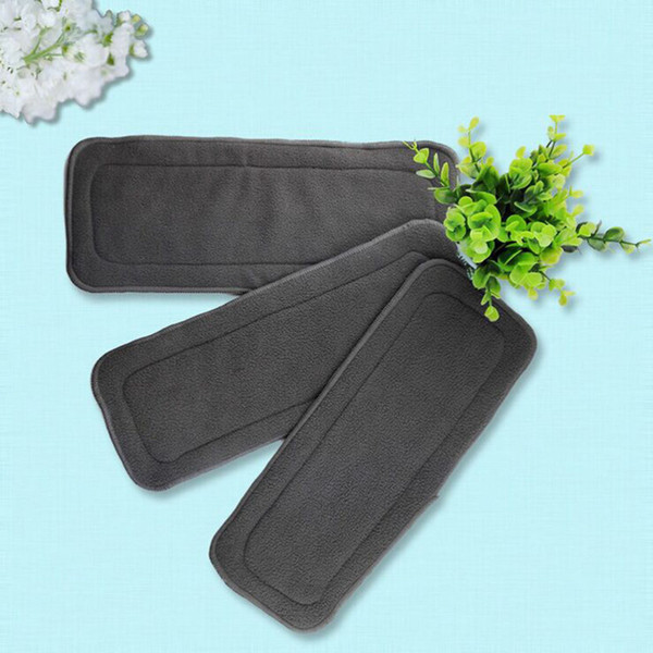 4 layers diapers reusable disposable nappies baby boys girls insert Washable infant cloth newborn bamboo diaper nappy