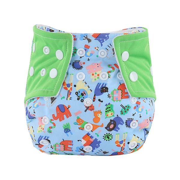 0-3 years old Diapers for newborns Baby Infant reusable nappies Printed Cloth Diapers Washable Snap Nappy Pants for girls boys