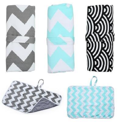 Ins Portable Cotton Baby Diaper Changing Mat Foldable Waterproof Baby Care Front Soft Travel Nappy Change Floor Play Pad Baby Care