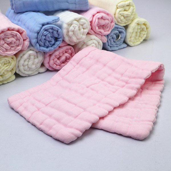 12-layer Baby Cotton Diapers Washed Gauze Handkerchief Baby Nappy Breathable Cotton Dedicated Diapers