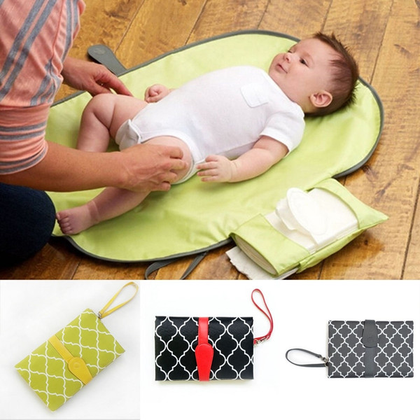 Hot Baby Organizer Mat Convenient Comfortable Pail Pals Changing Pad Portable Infant Diaper Bag Waterproof Storage