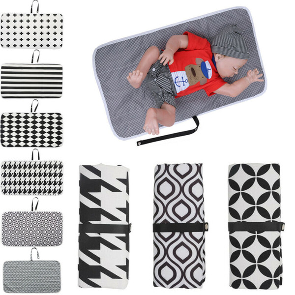 AU Babies Portable Folding Diaper Travel Home Nappy Changing Pad Waterproof Mat