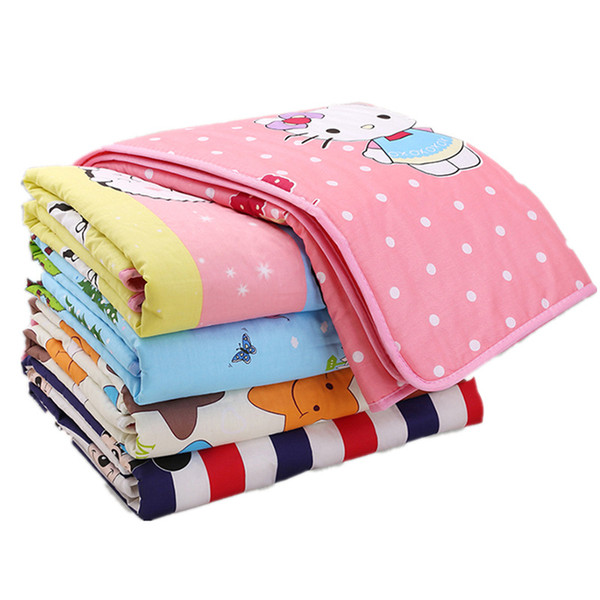 Newborn baby changing mat cotton cartoon changing mat waterproof breathable washable changing mat-size Baby Nappy Pad