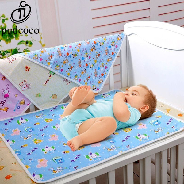 Baby Changing Pads Covers Reusable Baby Diapers Mattress Diapers for Newborn Random Pattern Linens Waterproof Sheet Changing Mat