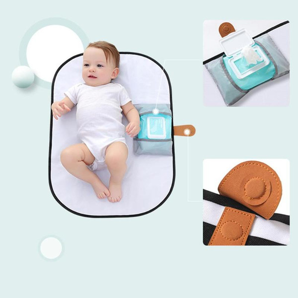 Foldable Baby Waterproof Travel Floor Play Pad Diaper Changing Mat Waterproof Portable Stroller Accessories Baby Stuff Care