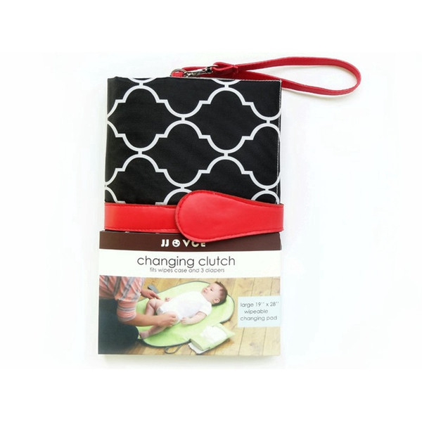 Diaper Changing Clutch Pad -Portable Station Wipeable Waterproof Easy Fold Bag Mattress Diaper Pad Changing