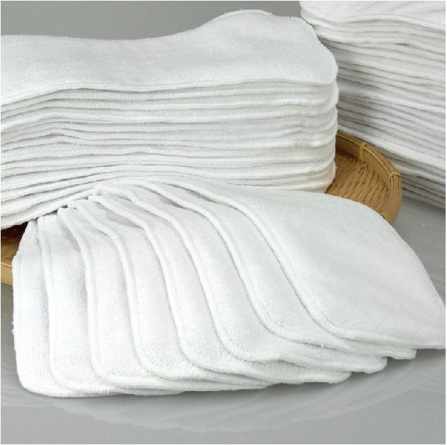 New Super Absorbent Bamboo Cloth Diaper Inserts Diaper Liners 10pcs/lot