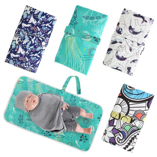 New Portable Waterproof Baby Changing Mat Newborn Foldable Changing Diaper Nappy