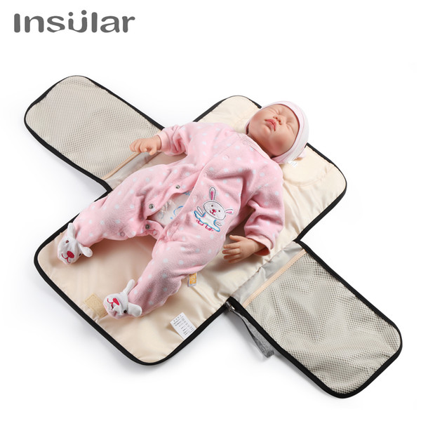 New Infant Portable Baby Nappy Changing Mat Waterproof Foldable Urine Mat Multi-function Baby Diaper Changing Table Pads Covers