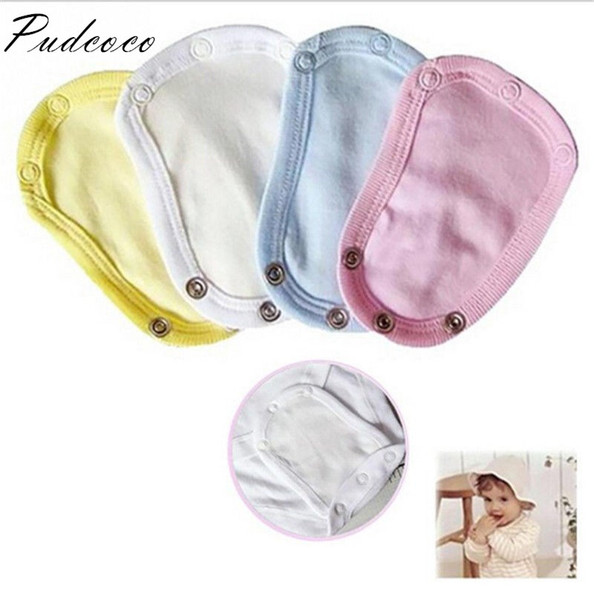 Pudcoco 2019 Brand New Baby Partner Bodysuit Jumpsuit Romper Extend Diaper Butt Pocket Cover