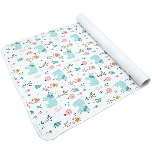 70cm*50cm Baby Changing Pads Covers Reusable Baby Diapers Mattress Diapers for Newborn Stylish Pattern Linens Waterproof Sheet Changing Mat