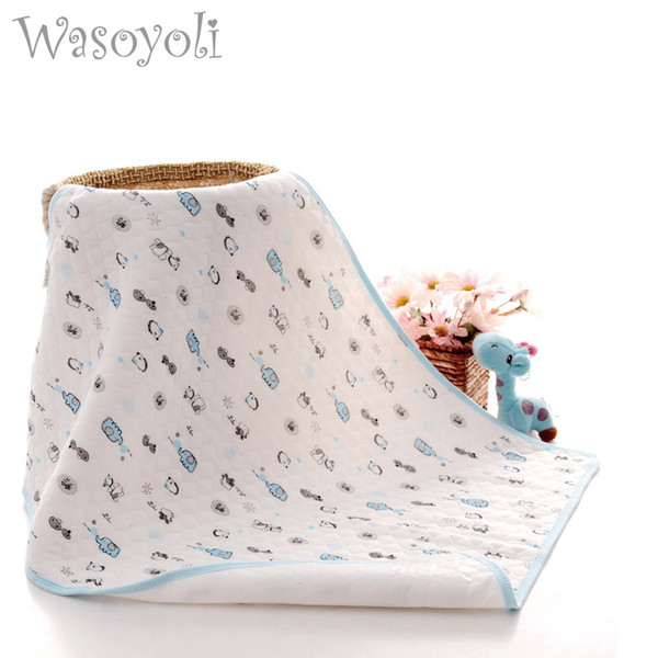 Wasoyoli Baby Bamboo Changing Pads 105*70cm Newborn Baby Portable Reusable Changing Pad Infant Bedding Waterproof Mat Play Mat