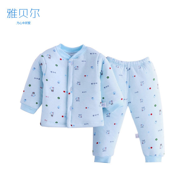 Baby Quilted Cotton Suit Antarctic Cotton Padded Clothes Baby Home Service Factory Direct Sales