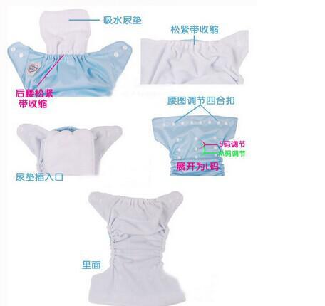 2014 Factory price FREE dhl 3 layer microfiber baby cloth nappy diaper liners insert soaker washable reuseable SIZE,34*13cm 500/LOT H399