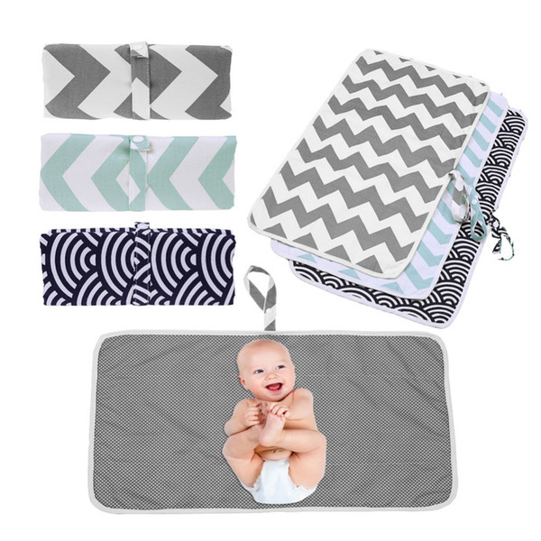 Baby Portable Foldable Washable Compact Travel Nappy Diaper Changing Mat Waterproof Baby Floor Mat Change Play Mat Baby Care