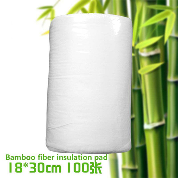 80*30cm 1 Roll Bamboo Flushable Liner,100 Sheets/Roll Biodegradable Disposable Baby