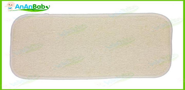 Wholesale-Free Shipping Organic Hemp 30pcs 4 Layers Hemp Inserts Reusable Baby Cloth Diapers Inserts