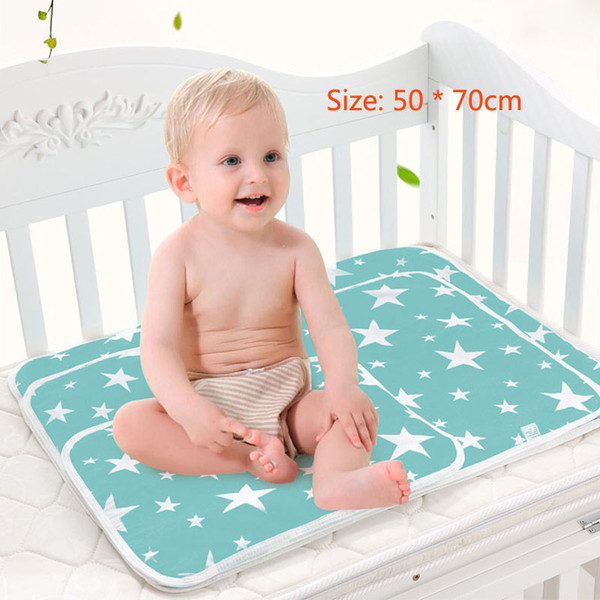 All Seasons Cotton printing Waterproof 50 * 70cm Infant Bedding Portable newborn changing mat Baby Care Changing Pads & Covers