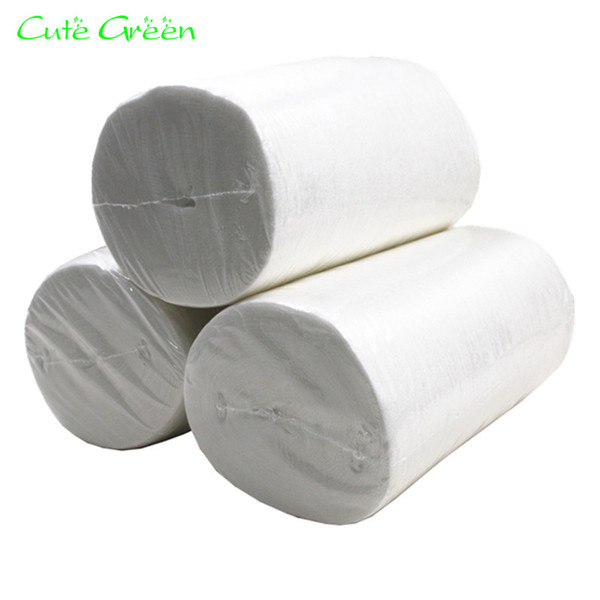 1 Roll Organic Bamboo Insert,Bamboo Flushable Liner For Baby Cloth Diaper;100 Sheets/Roll Biodegradable Disposable Liner