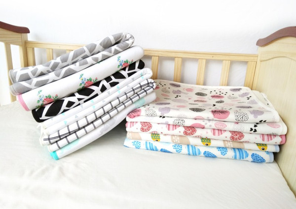 Waterproof changing pad for baby crib 3 sizes and 6 different designs are available to choose