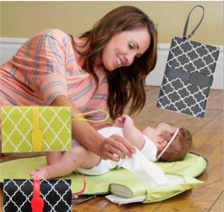 multi-function portable baby diaper pad storage collapsible waterproof baby pad for urine pad