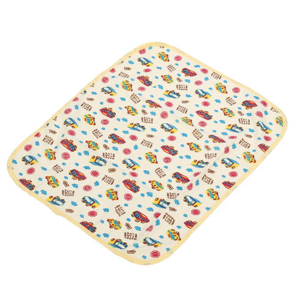 Newborn Baby Changing Table Diaper Changing Pad Cover Urinal Pads Waterproof Breathable Cotton Cars Mat Cushion S-L