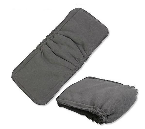 Charcoal Bamboo Inserts With Double Gussets 100 pcs 5 layers(3+2) Washable Reuseable Charcoal bamboo Inserts Baby Cloth Diaper Nappy Inserts