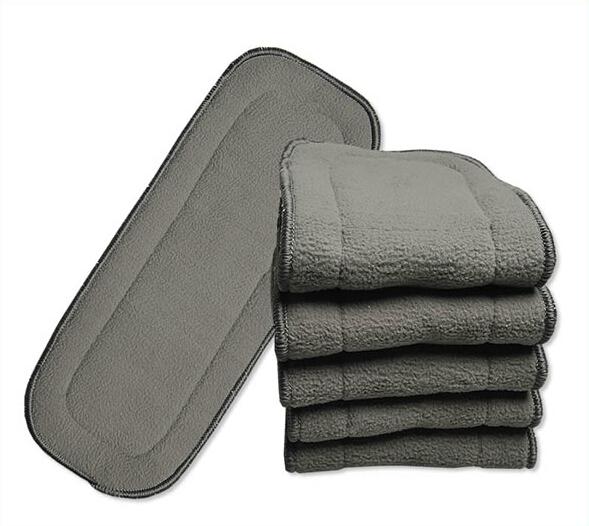 Hot Sale 5 layers Bamboo Charcoal inserts Baby Changing Pads 15pcs/lot free shipping