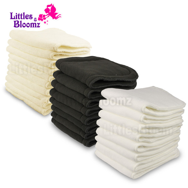 Reusable Washable Inserts Boosters Liners For Real Pocket Cloth Nappy Diaper Cover Wrap Insert microfibre bamboo charcoal insert