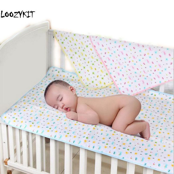 Loozykit Baby Changing Pads Reusable Baby Diapers Mattress Diapers For Random Pattern Linens Waterproof Sheet Changing Mat