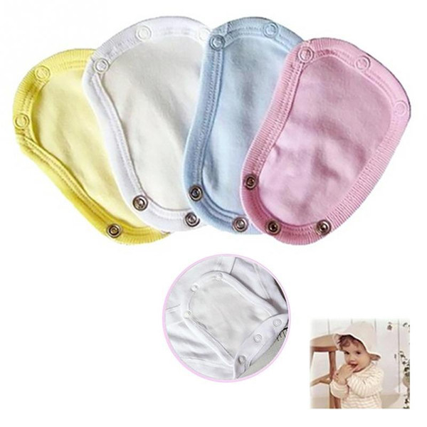 1PC Lovely Baby Boys Girls Kids Romper Partner Super Utility Bodysuit Jumpsuit Diaper Romper Lengthen Extend Film 4 Colors