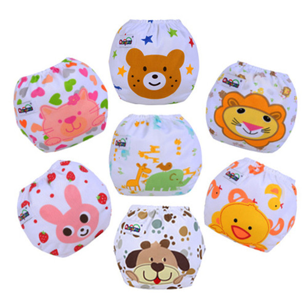 1PC Print Baby Diapers /Children Cloth Nappies/Reusable Nappies/Kids Diapers Waterproof / Washable/Free Size Ajustable