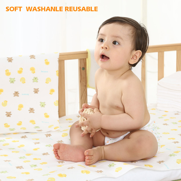 Newborn Baby Pad Urinal Pad Cover For Child Baby Diaper Reusable Cloth Diapers Nappies Washable Waterproof Urine Mat 80X68Cm/100*68Cm