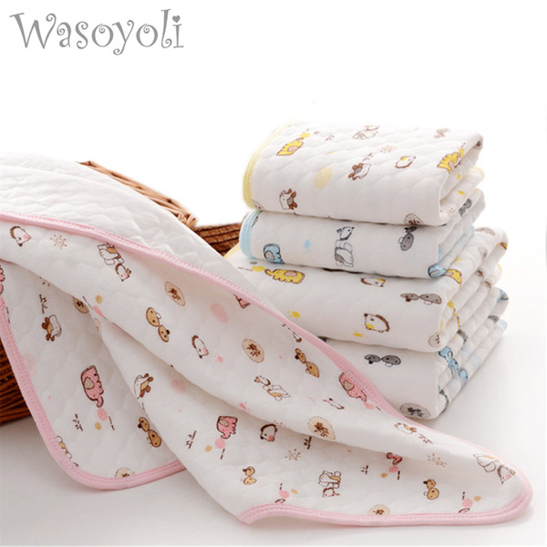 Wasoyoli Baby Bamboo Changing Pads 45*35cm Newborn Baby Portable Reusable Changing Pad Infant Bedding Waterproof Mat Play Mat