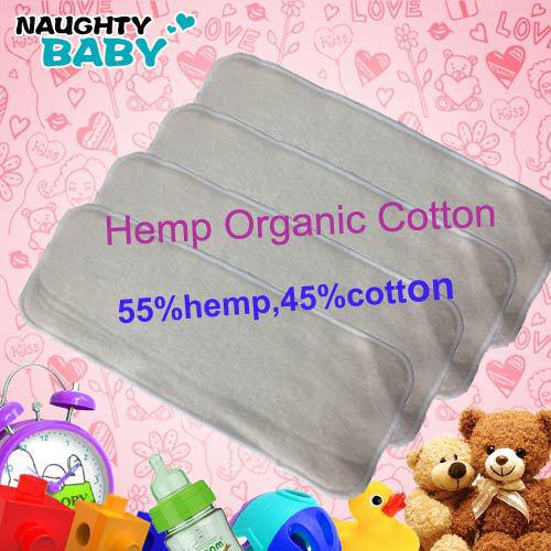 2014 hot sale New 3 Layers Hemp Organic Cotton Reusable Washable Cloth Diapers Inserts 300 PCS for Children &Adults free shipping