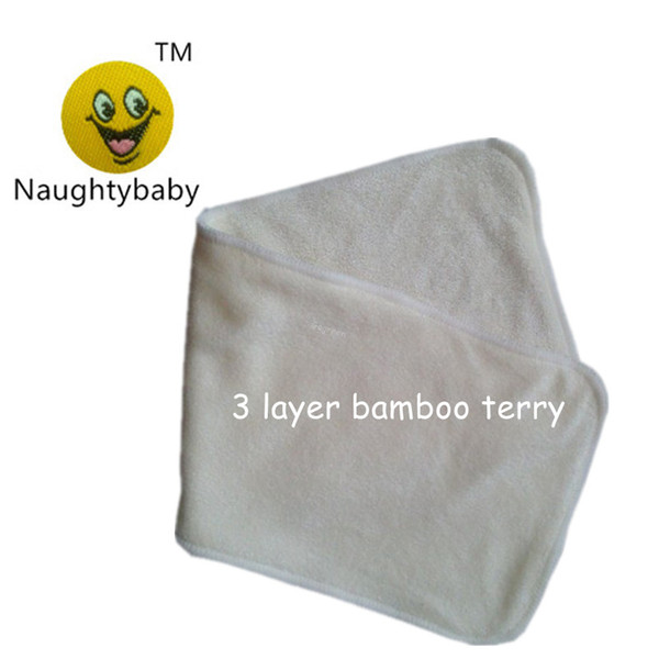 3 Layers Bamboo Charcoal cloth diapers Inserts Nappy changing mat Baby Diapers Reusable diaper changing pad Liners 36*14cm