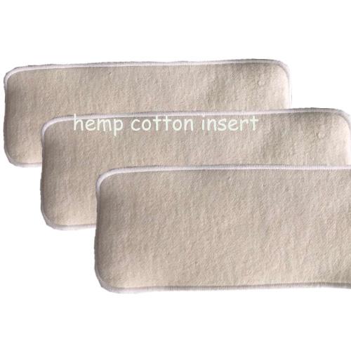 Best Quality New 4 Layers Hemp Organic Cotton Reusable Washable Cloth Diapers Inserts 200 PCS for Children &Adults free shipping