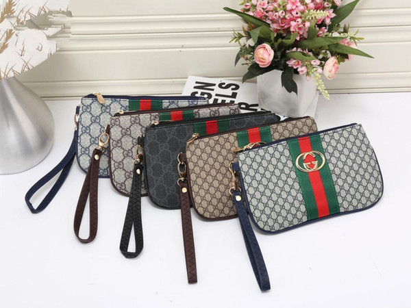 2018 Men and women fashion cloth pattern letter purse personalized handbag storage bag convenient coin purse coin bag