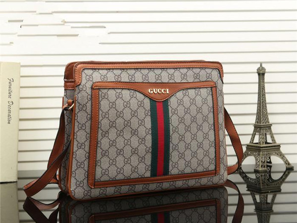 Men and women fashion cloth letter personality three-piece stitching shoulder bag female OL business Messenger bag travel handbag