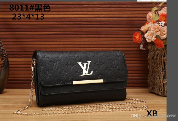 Popular style 2018 Senior Lady Leather Bags Designer Fashion Messenger Bag Lady Shoulder Bag Popular Handbag dust bag AL1