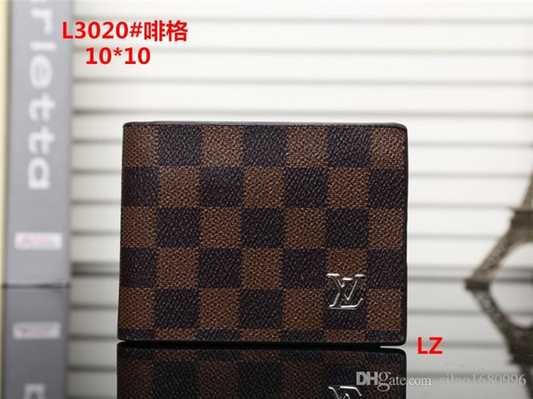 2018 wallets purse Men Wallet New Brand Leather Wallet,Fashion Men Purse Arteira Masculina Short Coin Pocket Men Purse with box