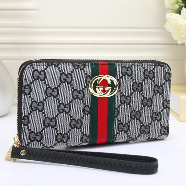 Men Women Leather Wallet New AAA+ Quality Famous Big Designers Clutch Bag Handbag Shoulder Messenger Bag Coin Purse