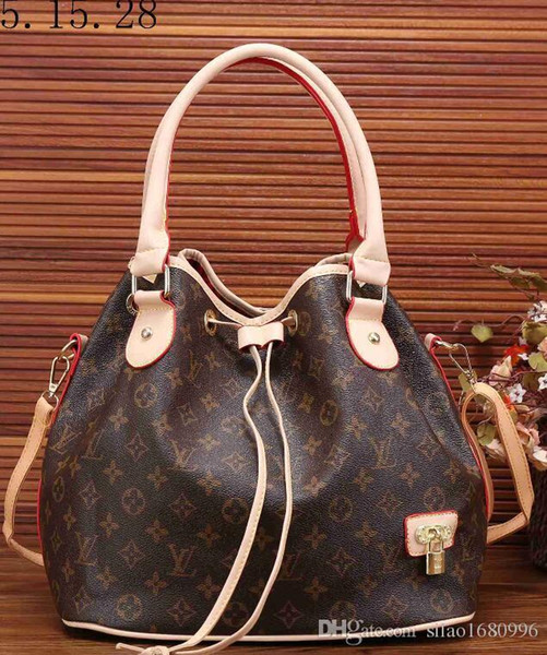 High quality Women PU leather handbag ladies designer handbag lady clutch purse retro shoulder bag A7