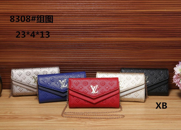 designer women leather wallets wristlet women purses clutch bags zipper Card Cash Coin Pouch 32 colors 19