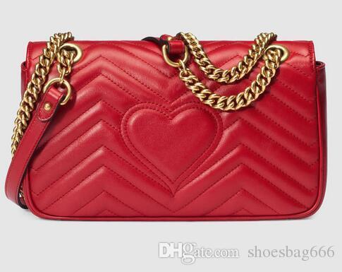Hot Marmont shoulder bags women luxury chain crossbody bag handbags famous designer purse high quality female message bag #7555